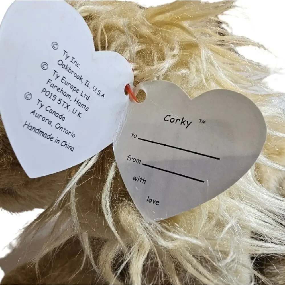 Vintage Ty Classic Corky the Dog Cocker Spaniel Beanie 10